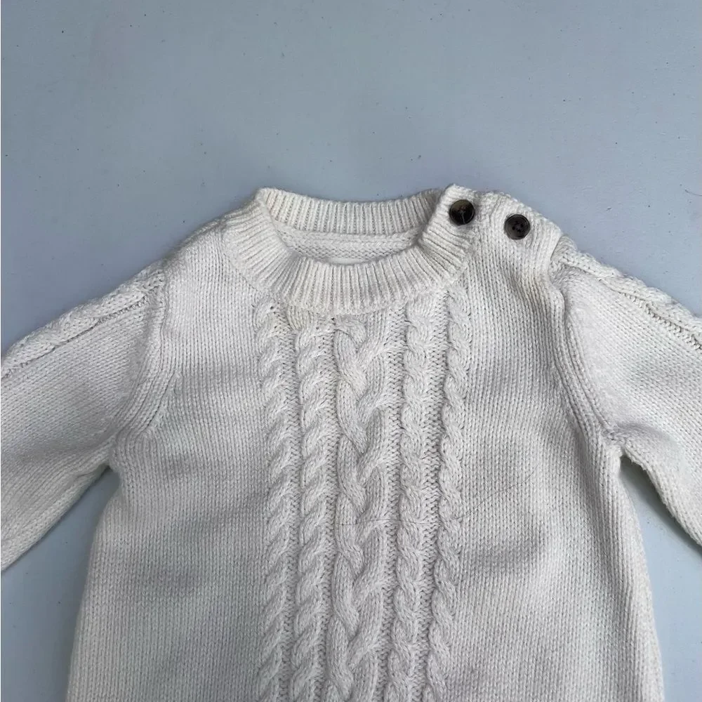 Gymboree Knit Cable Knit Baby 3-6 months Body suit